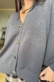 Balmoral Cardigan Charcoal